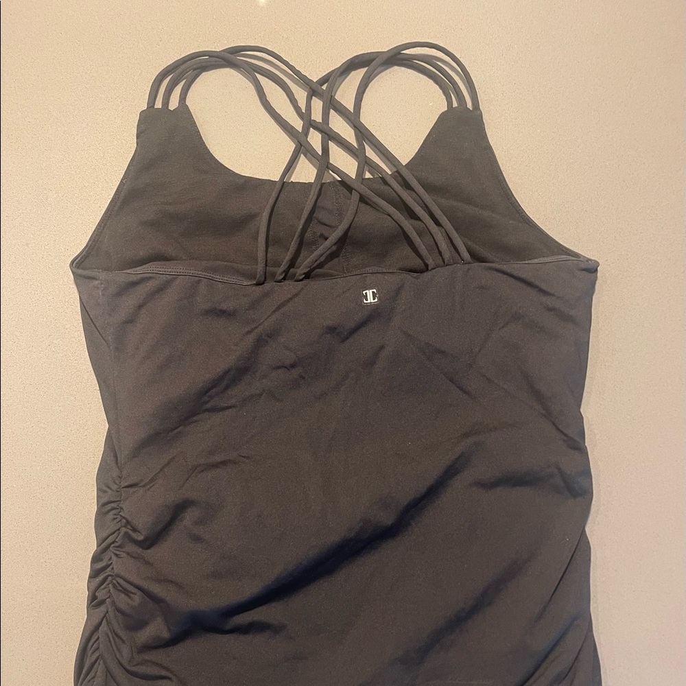 Black Exercise Tank Top